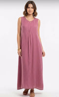 Pink Linen Dress