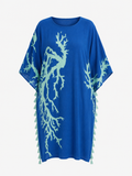Blue Kaftan Dress
