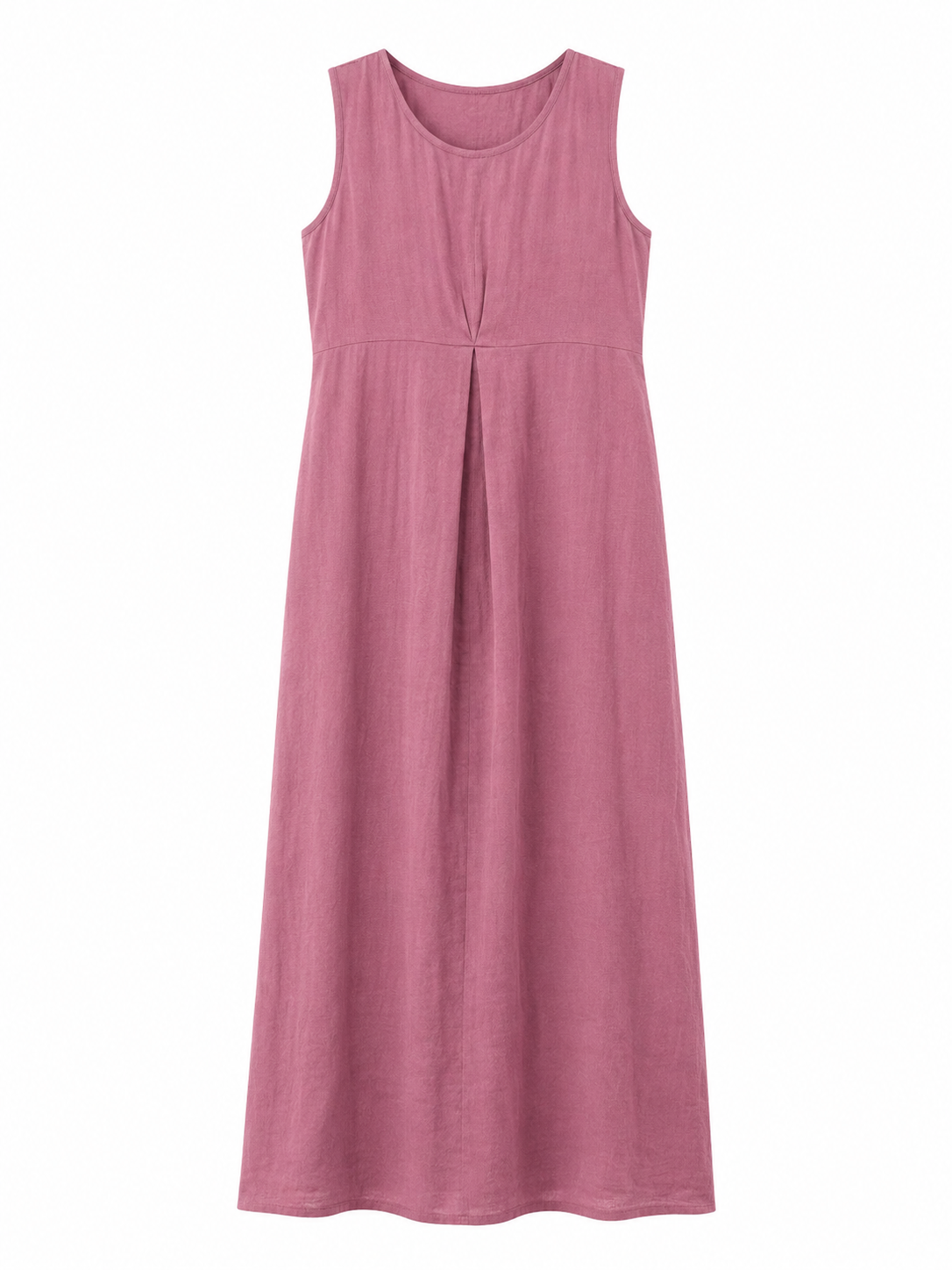 Pink Linen Dress
